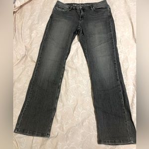 Calvin Klein Black Wash (looks gray) Straight Jean Sz 31x32